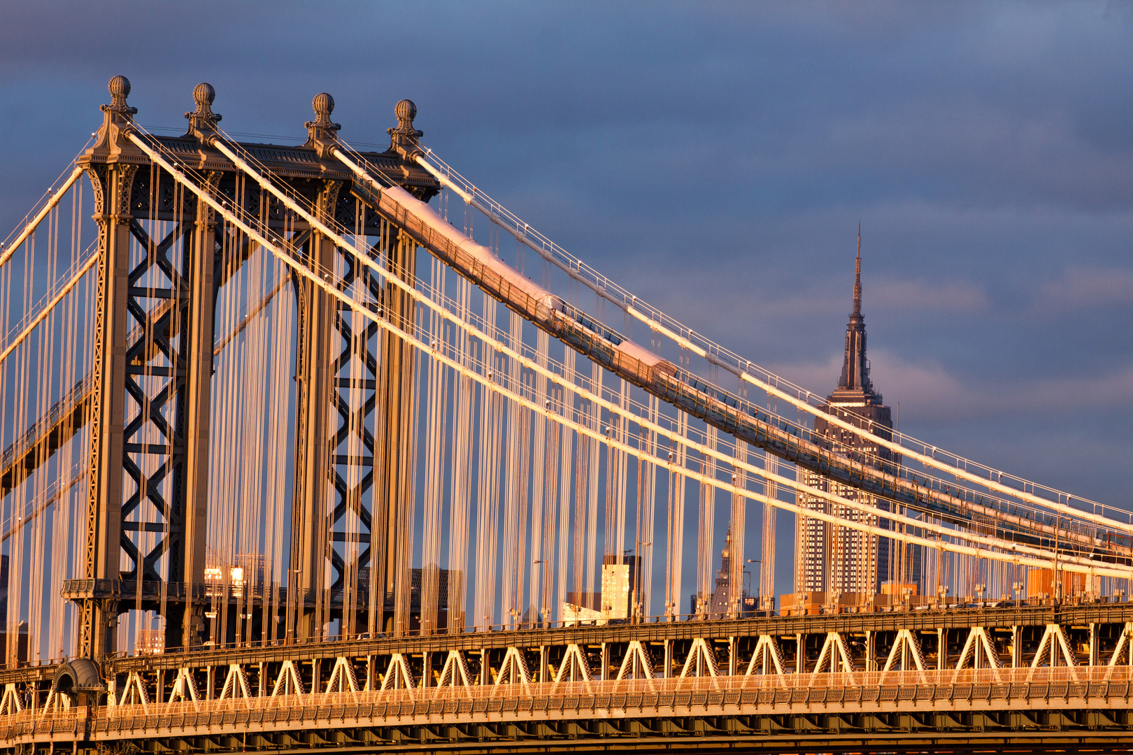 Manhattan Bridge - View from Brookly Bridge