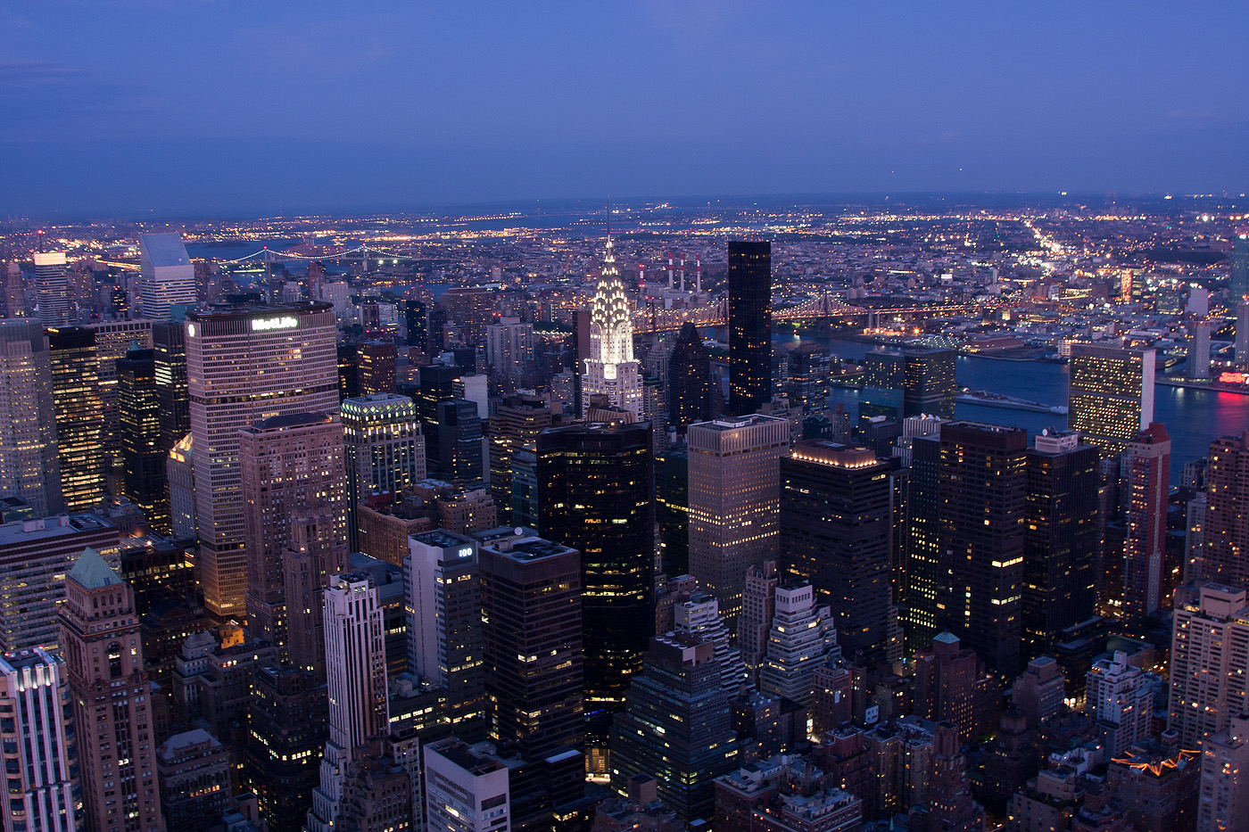 Manhattan by night