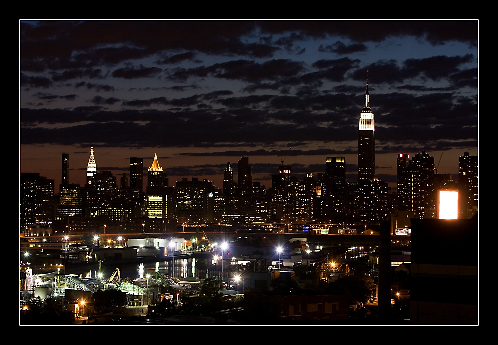 Manhattan by night