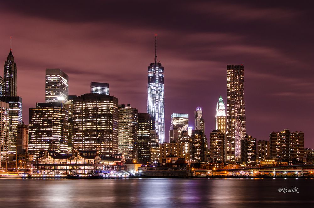 Manhattan by night