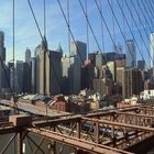 Manhattan depuis Brooklyn bridge