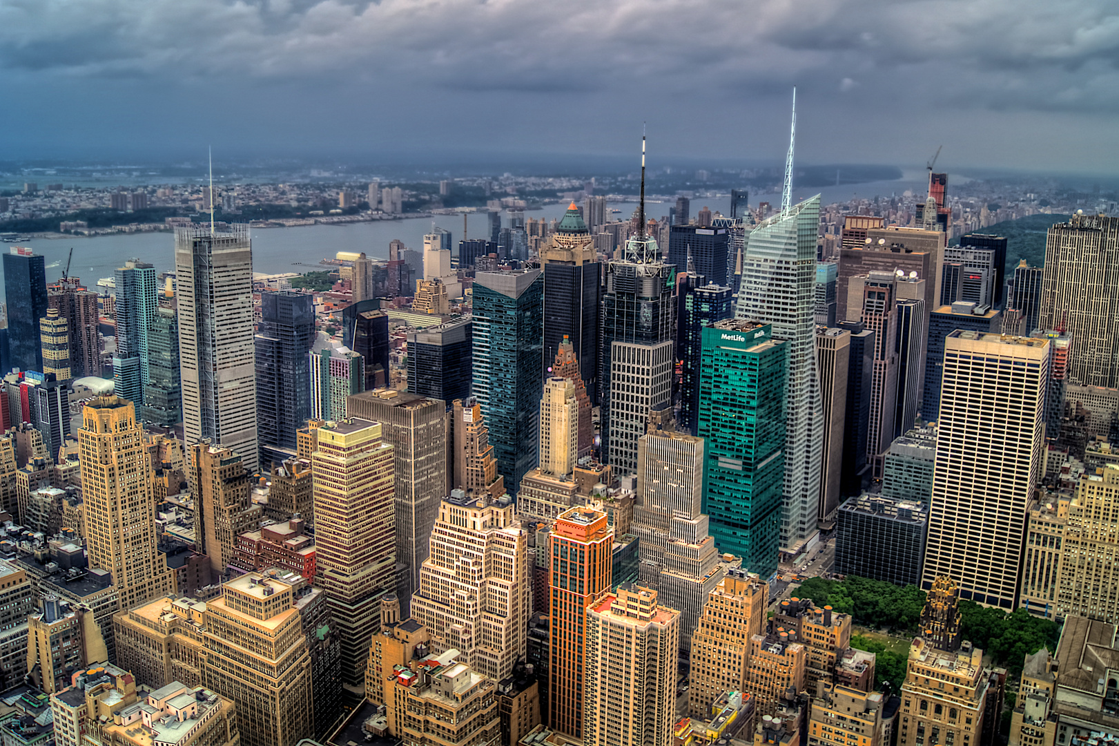 Manhattan from Empire State Building