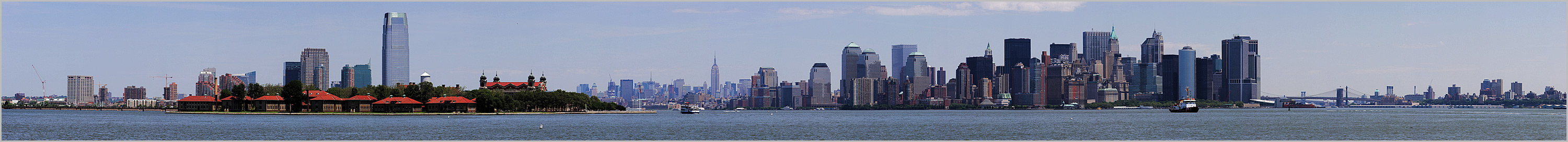 Manhattan from Liberty Island