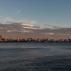 Manhattan im herbstlichen Abendlicht