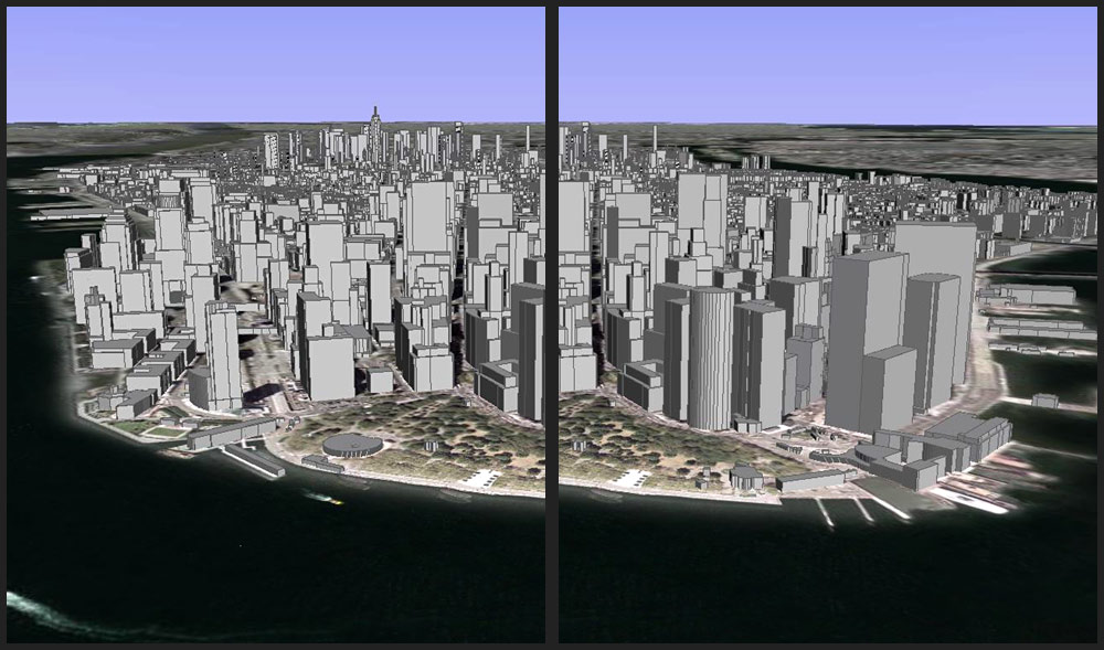 Manhattan in Superbreitwandstereo