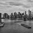 Manhattan mit Brooklyn Bridge