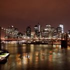 Manhattan mit Brooklyn Bridge