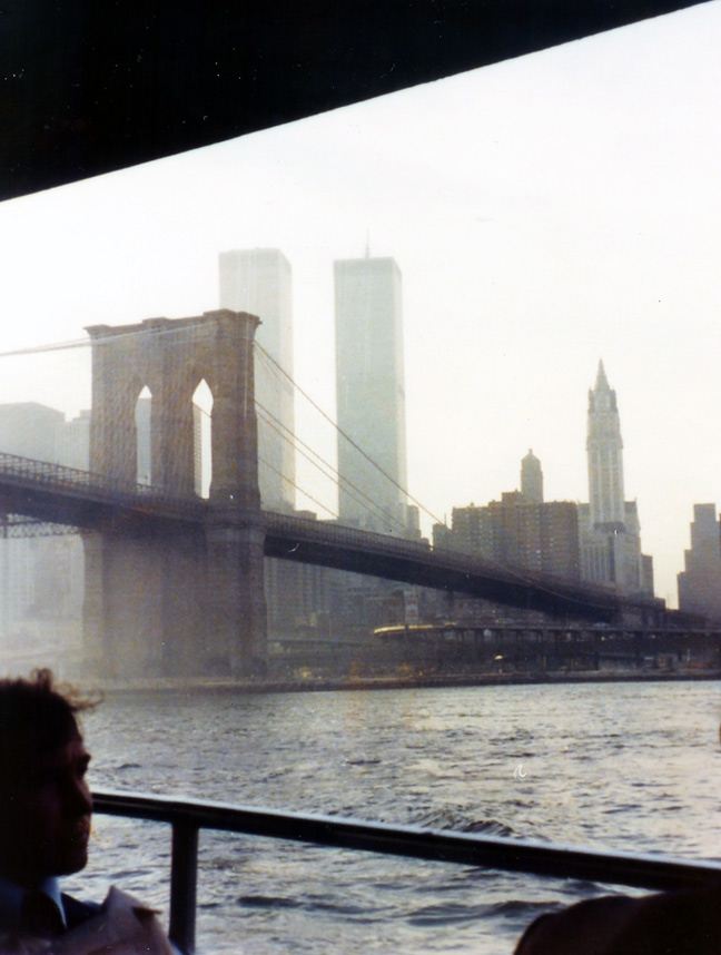 Manhattan mit World Trade Center 1977 Memory