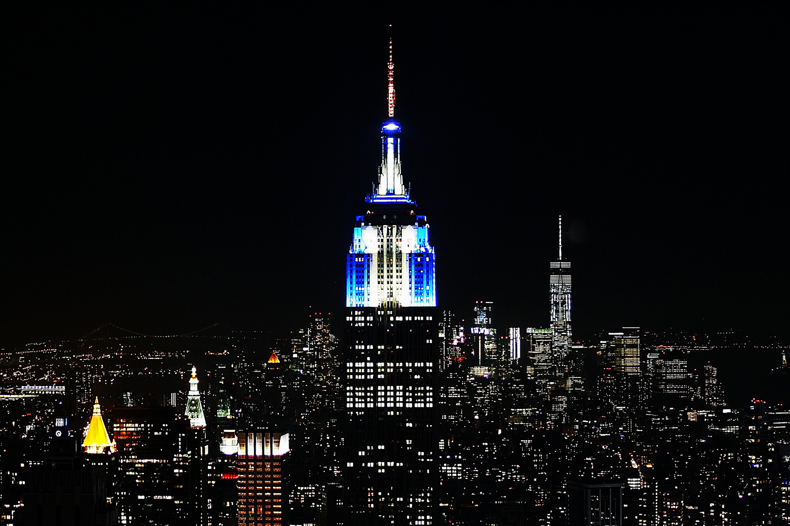 Manhattan @ Night / Downtown view from "The Rock"