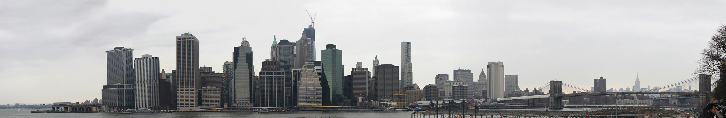 Manhattan Panorama im Winter am 01.01.2013