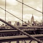 Manhattan seen from Brooklyn Bridge