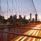 Manhattan skyline at night