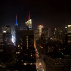 Manhattan skyline at night