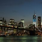 Manhattan Skyline aus der Sicht von Dumbo (Brooklyn)