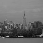 Manhattan Skyline aus ungewöhnlicher Perspektive