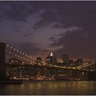 Manhattan Skyline nach Sunset