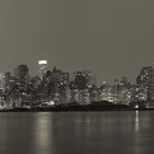 Manhattan Skyline (Panorama) b/w