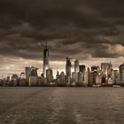 Manhattan Skyline Staten Island Ferry