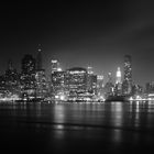 Manhattan Skyline und Brooklyn Bridge