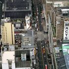 Manhattan Straßenverkehr aus Sicht Empire State Building