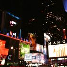 Manhattan Times Square bei Nacht 2004