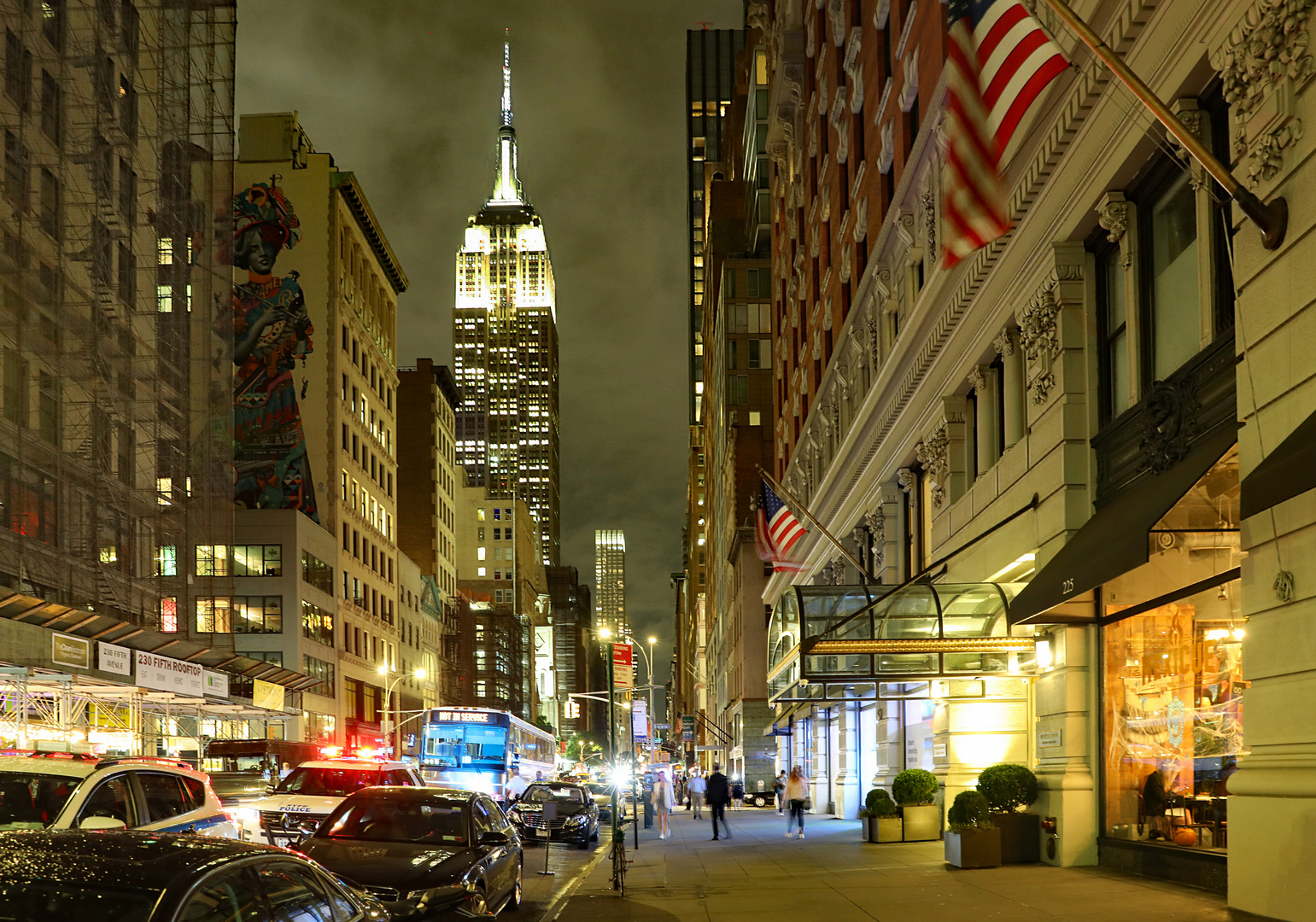 Manhattan um Mitternacht 