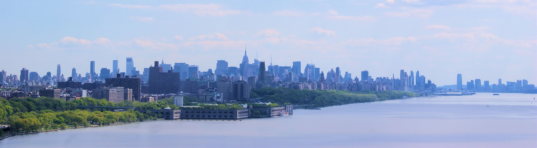 manhattan und ein bisserl new jersey von norden