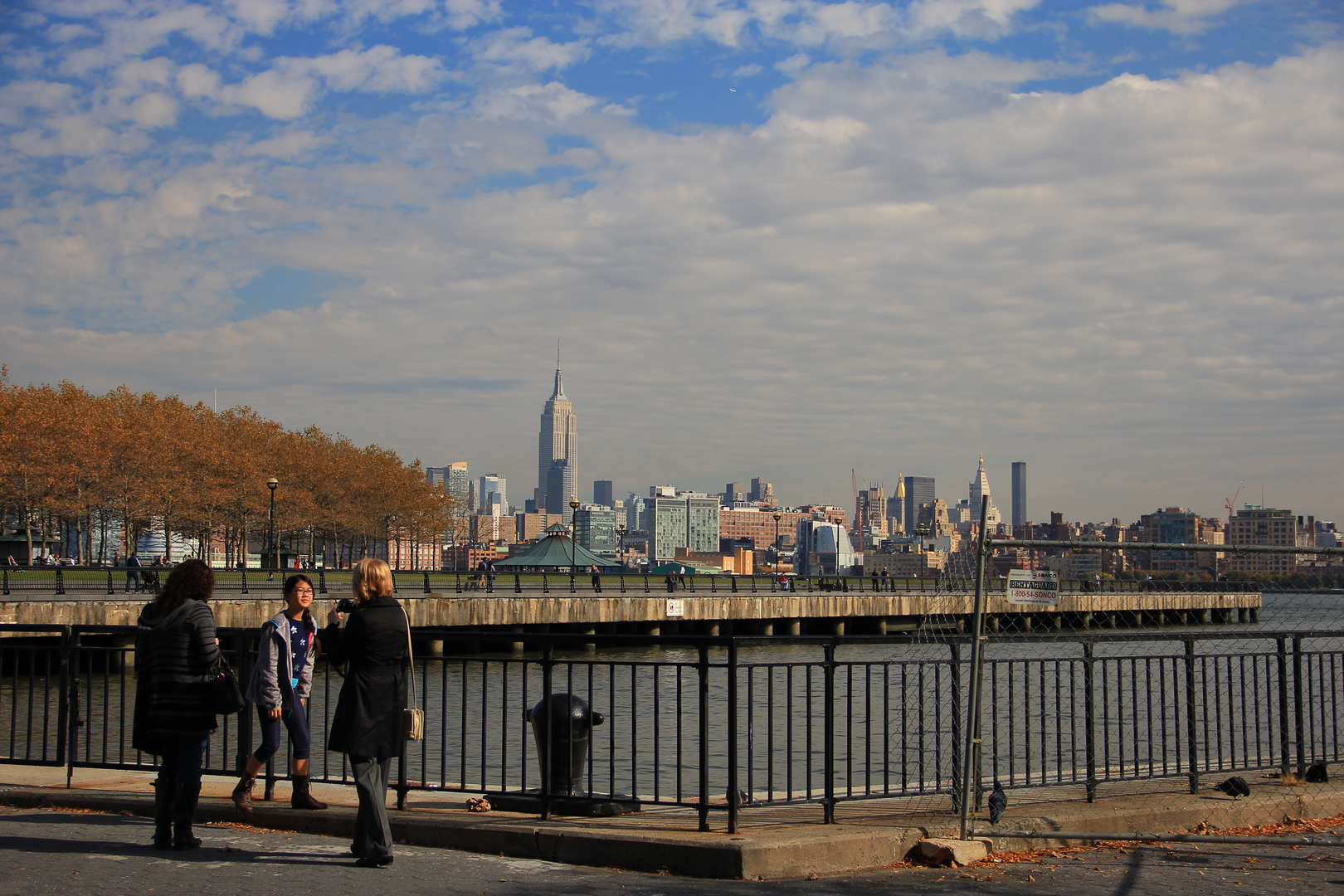 Manhattan View from Erie-Lackawanna Park New Jersey