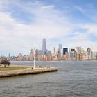 Manhattan - View from Liberty Island Ferry (near Ellis Island)