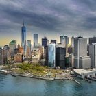 Manhattan von Hubschrauber aus fotografiert