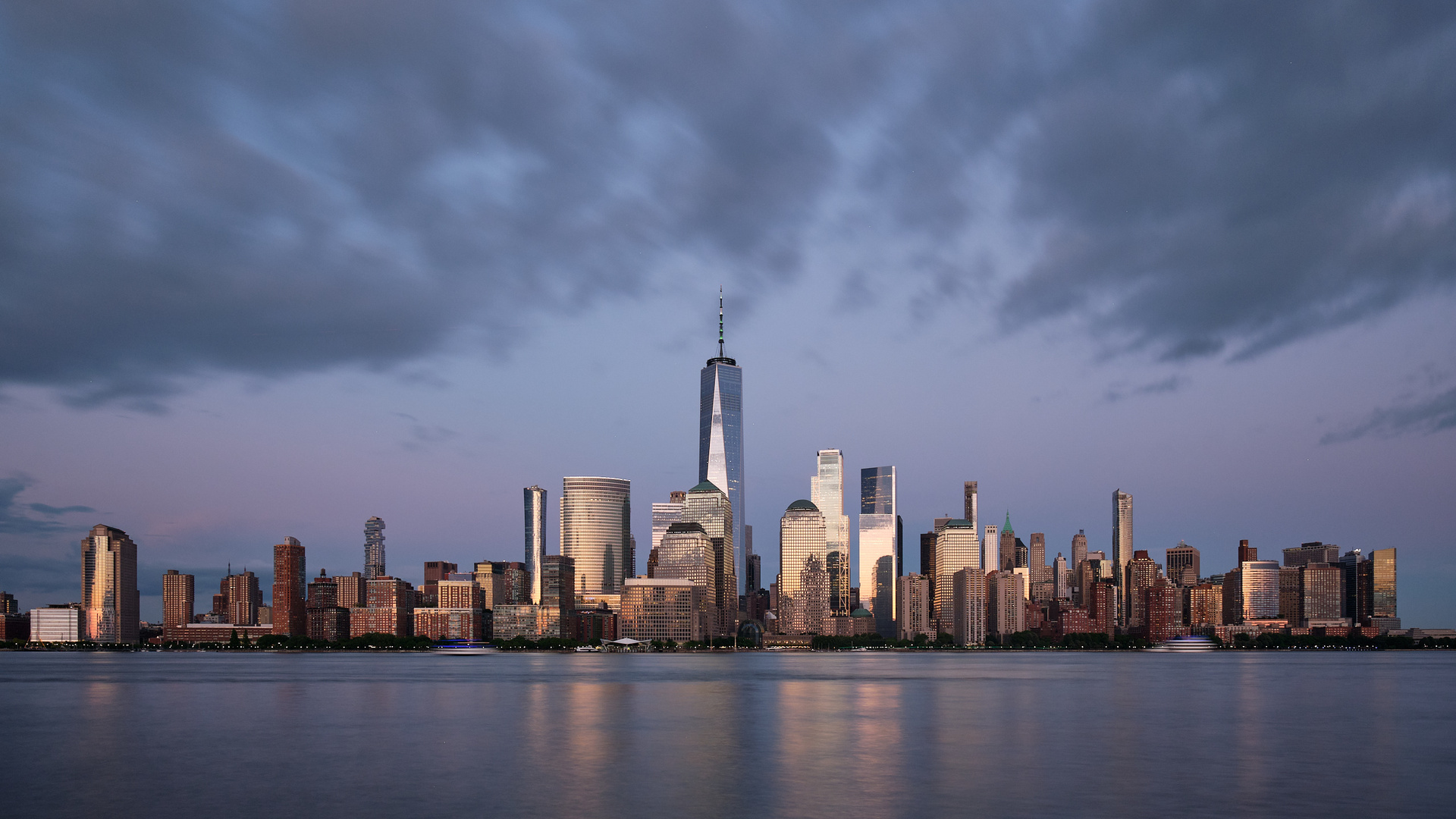 Manhattan zur blauen Stunde