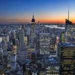 Manhattan zur Blauen Stunde