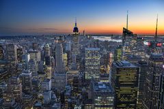 Manhattan zur Blauen Stunde