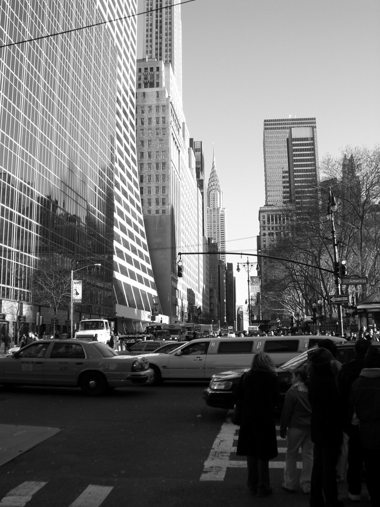 Manhattan/Chrysler Building im Hintergrund