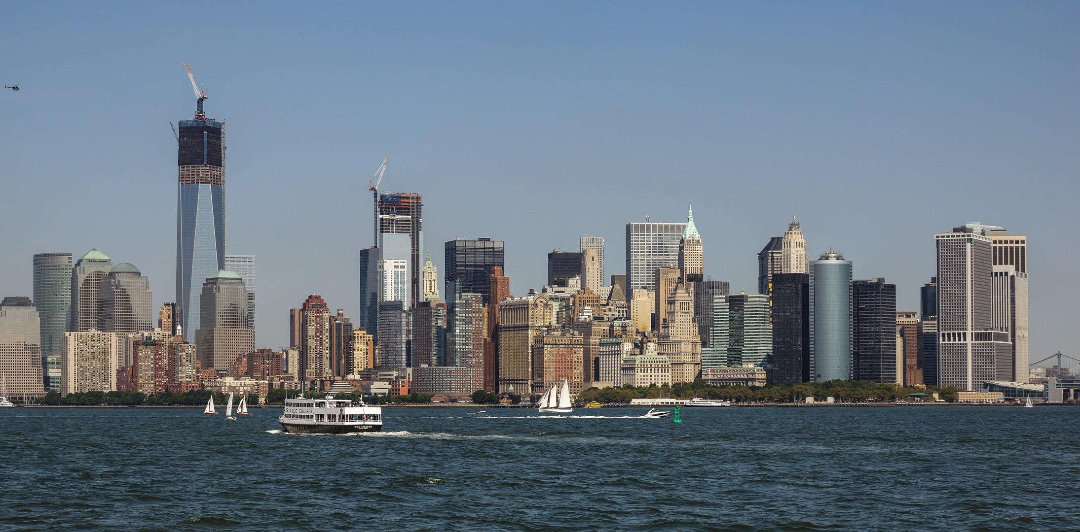 Manhatten Financial District Skyline