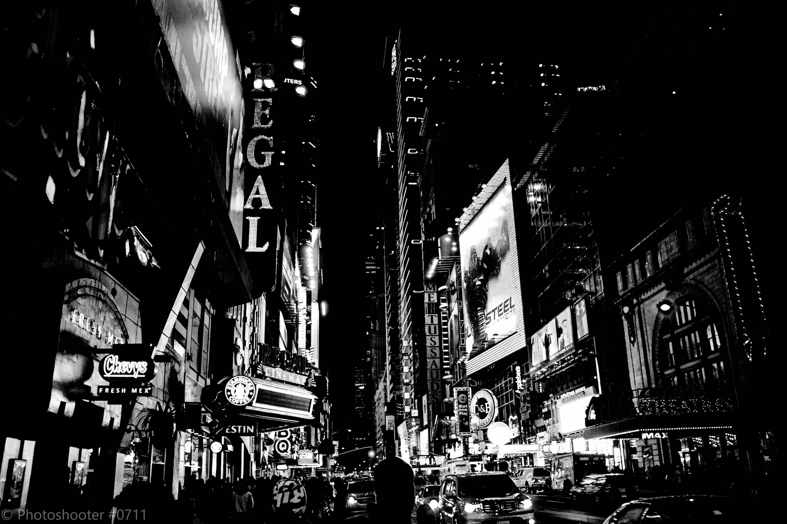 Manhatten Lights in Black 'n White