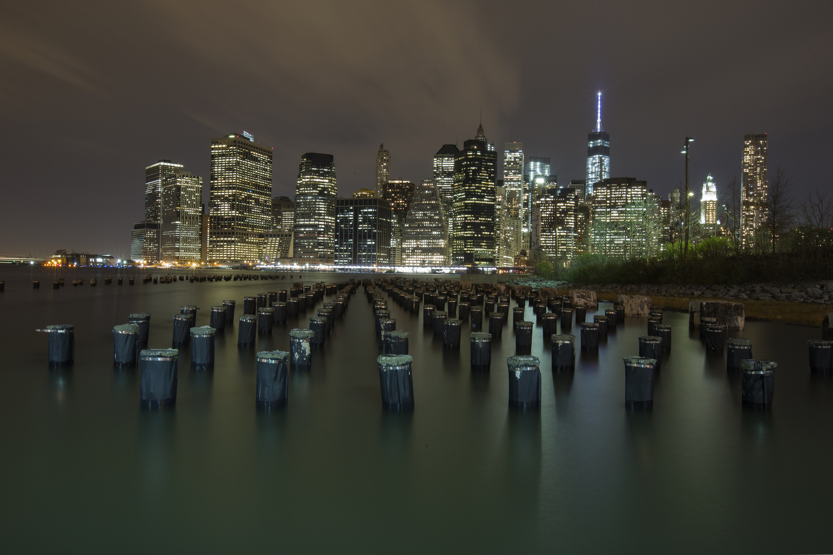 Manhatten night view