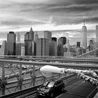 Manhatten NY von der Brooklyn Bridge