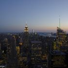 Manhatten Skyline New York Blick vom Rockefeller Center