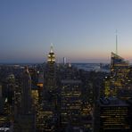 Manhatten Skyline New York Blick vom Rockefeller Center