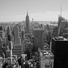 Manhatten - Top of the Rock bw