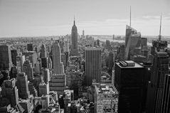 Manhatten - Top of the Rock bw