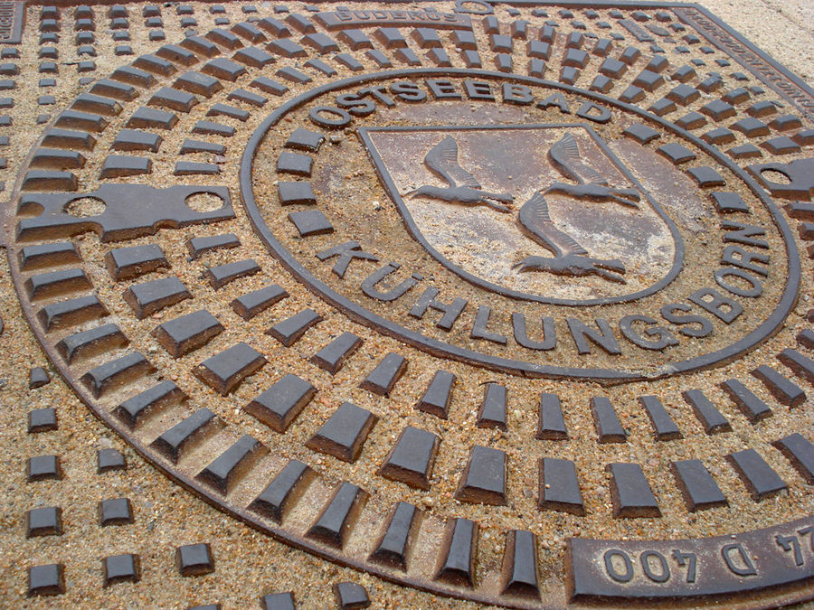 manhole cover in Kühlungsborn