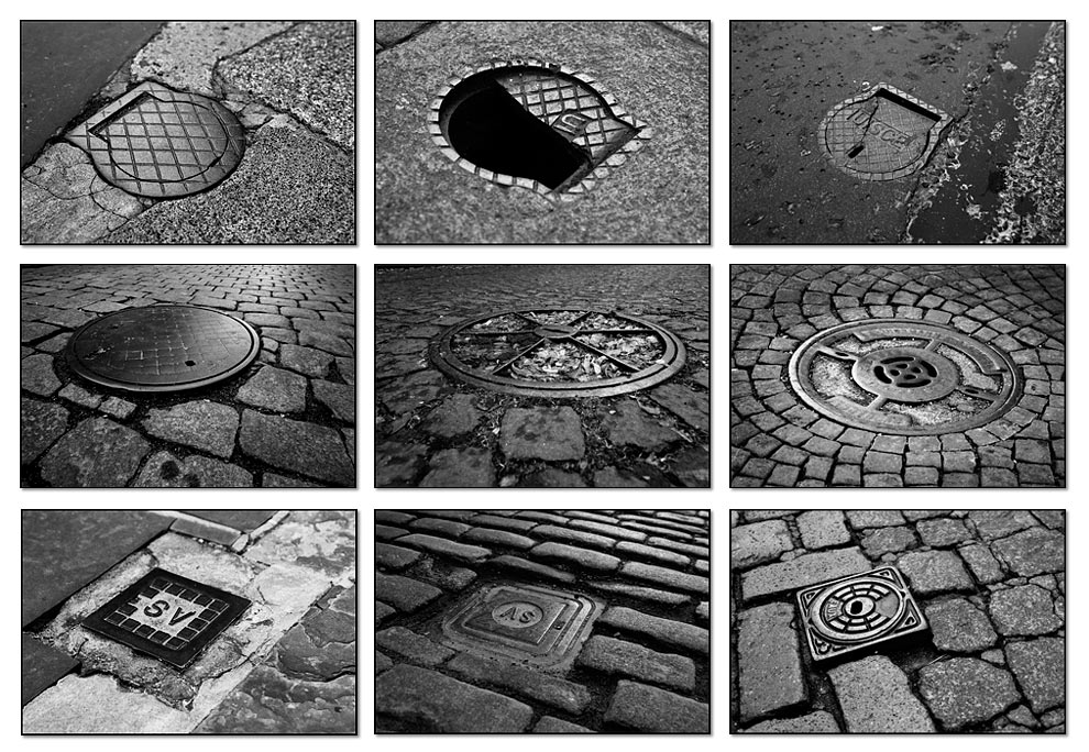 manhole covers - gates to the dark