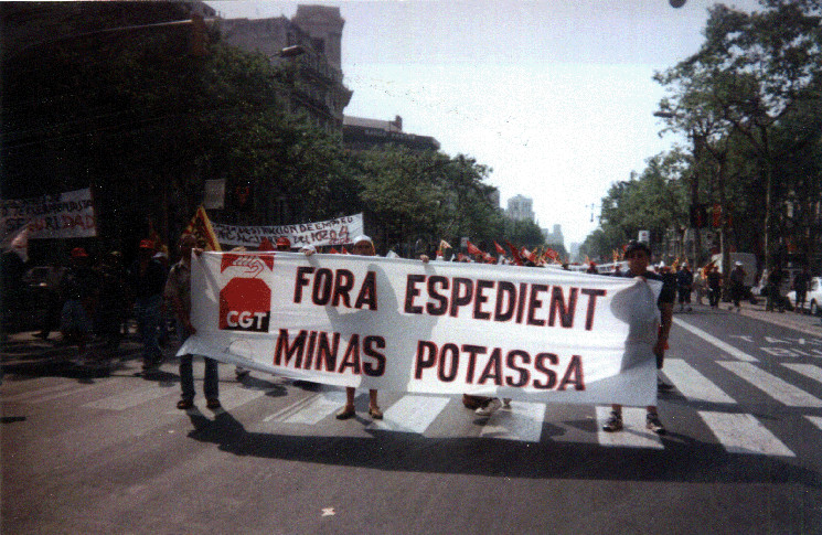 Manifestacion Iberpotash 2001