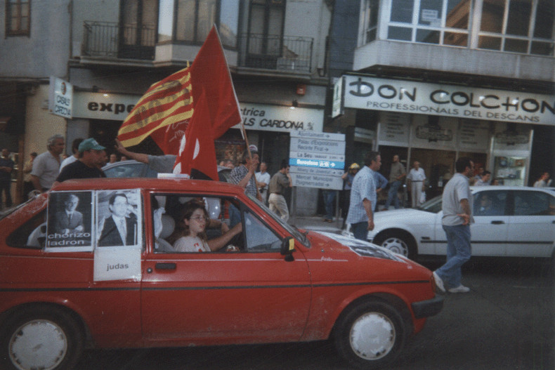 Manifestacion Iberpotash Manresa 2001