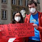 Manifestación Peruanos en Munich  30.05.2021