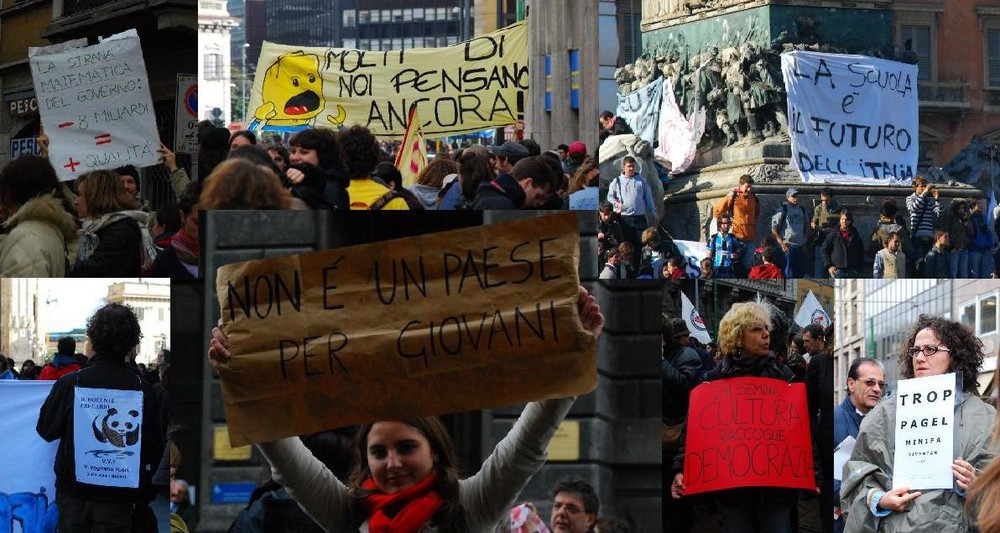 Manifestazione 30 ottobre Milano