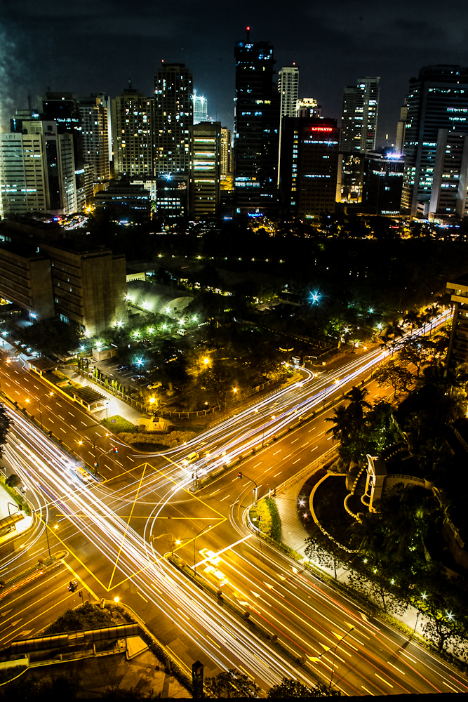 Manila - Makati by night