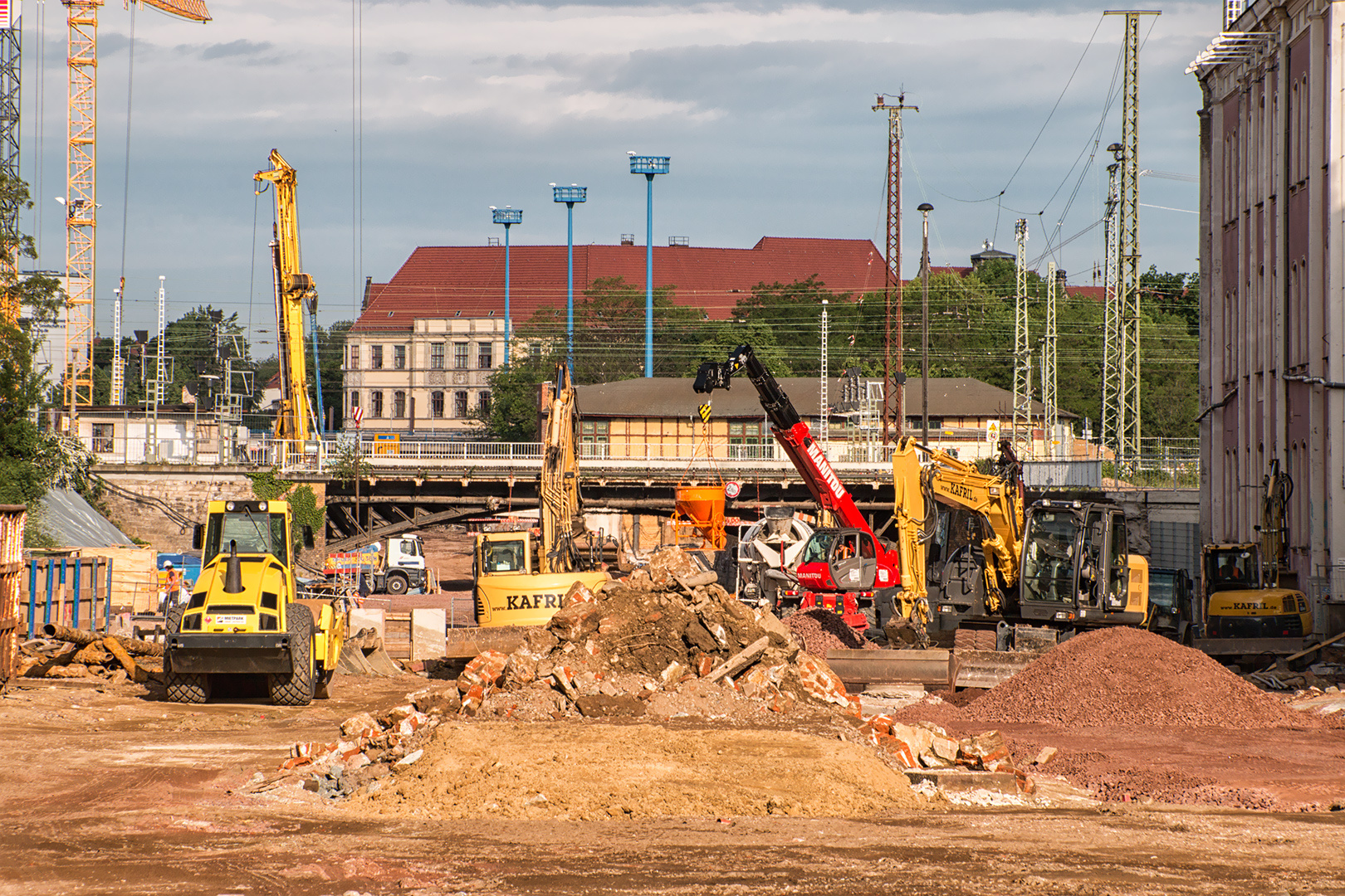 Manitou bei der Arbeit....